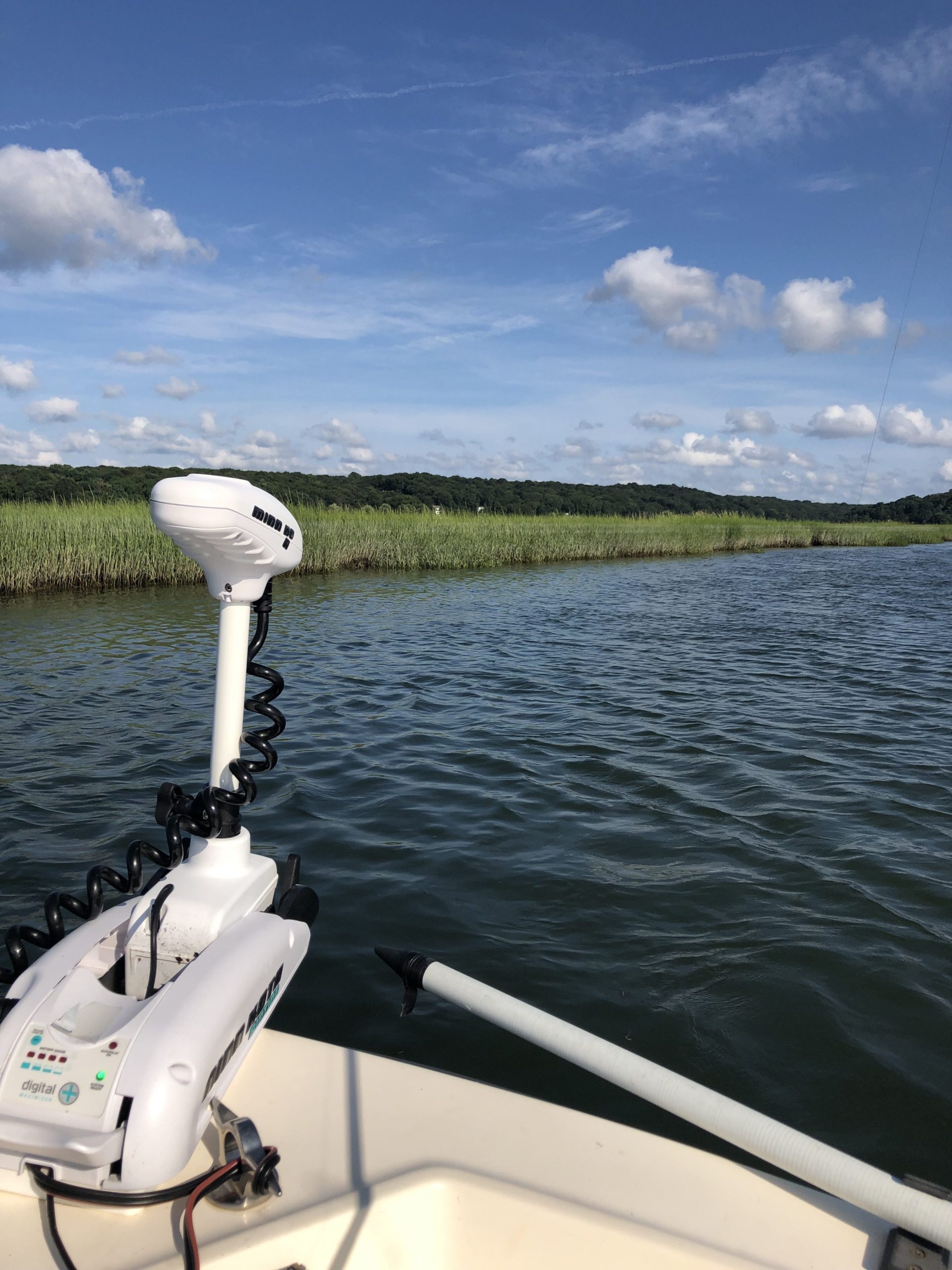 MinnKota Trolling Motors are a must when approaching a Great Fishing Spot,  they provide total control of your boat and maintain a stealth approach.