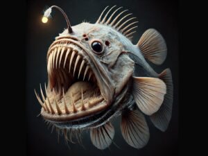 Angler Fish Predators In Darkness - Captain Content